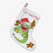 Monster met Gingerbrood Man Kleine Kerstsok (Voorkant (Hangend))