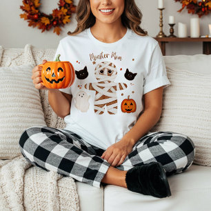 Monster Moeder Halloween Mumie Vrouwen T-shirt