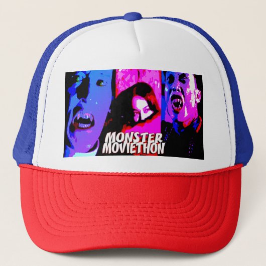 Monster Moviethon Vampier Triptiek Trucker Pet (Voorkant)