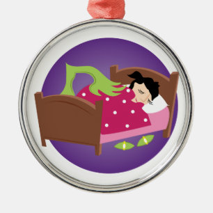 Monster onder Bed Metalen Ornament