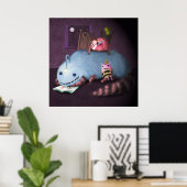 Monster onder het Bed Poster (Thuiskantoor)