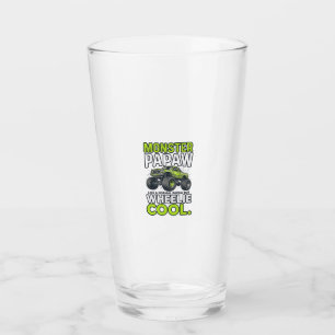 Monster opa wheelie cool grappige monstertruck ont glas