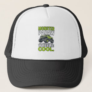 Monster opa wheelie cool grappige monstertruck ont trucker pet