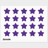 Monster Paarse Star-Sticker Ster Sticker (Vel)