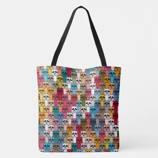 Monster Panda Draagtas (Achterkant)