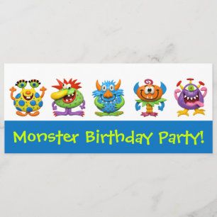 Monster Party Kaart