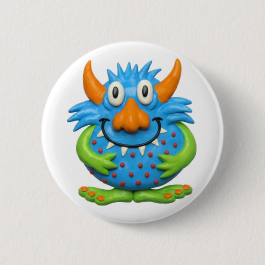 Monster Party Ronde Button 5,7 Cm (Voorkant)
