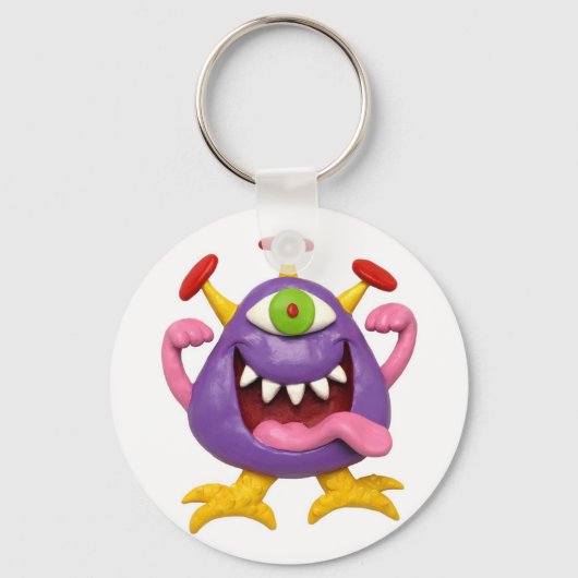 Monster Party Sleutelhanger (Voorkant)