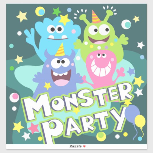 Monster Party Sticker (Vel)