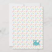 Monster Photo Anniversaire Invitation (Dos)