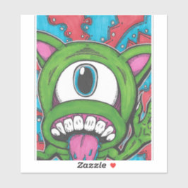 Monster Pop Vinyl Sticker