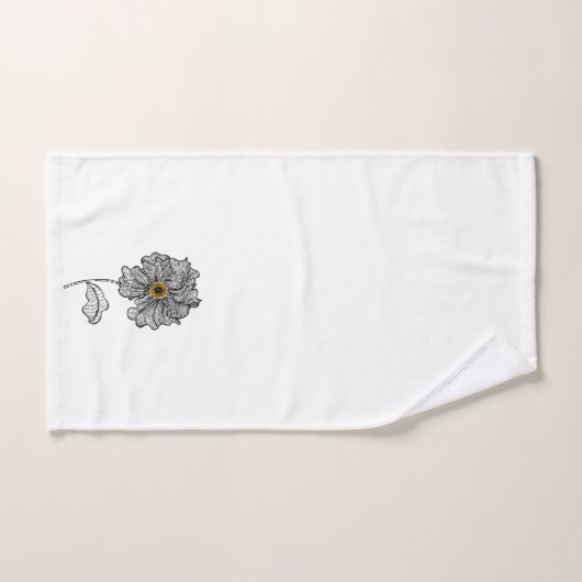 Monster Poppy Towel Set (Serviette à main)