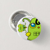 Monster Potato Green Button (Voorkant /achterkant)