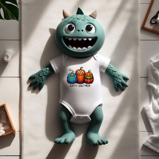 Monster Pumpkins Romper