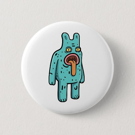 Monster Ronde Button 5,7 Cm (Voorkant)