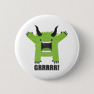 monster ronde button 5,7 cm