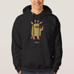 Monster Rufus - Aangepaste naam Hoodie
