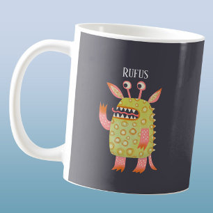 Monster Rufus - Aangepaste naam Koffiemok