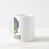 Monster schedel Broster Broer Halloween Matching F Koffiemok (Voorkant links)