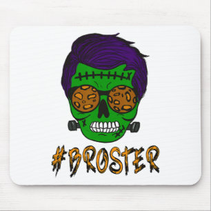 Monster schedel Broster Broer Halloween Matching F Muismat