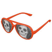 Monster Skull Aviator Zonnebril (Gekanteld)