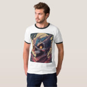 Monster Skull Dragon T-shirt – (Voorkant volledig)