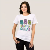 Monster Squad Funny Cute Halloween Femmes Tshirts (Recto plein)