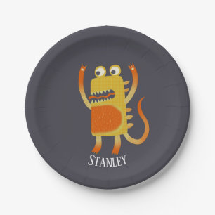 Monster Stanley Custom Name Papieren Bordje