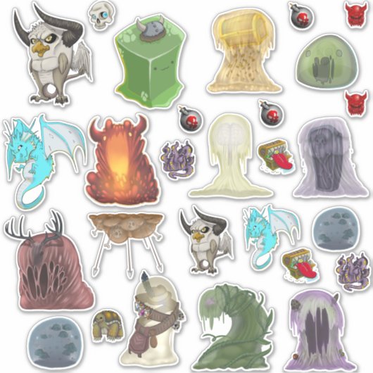 Monster Sticker Pack (Voorkant)