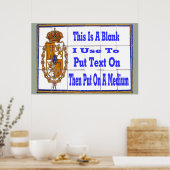 Monster Tegel Art Wall Poster (Keuken)