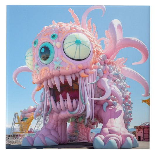 Monster Tegel Tegeltje (Voorkant)