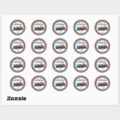 Monster Truck Anniversaire Fête Favoriser Stickers (Feuille)
