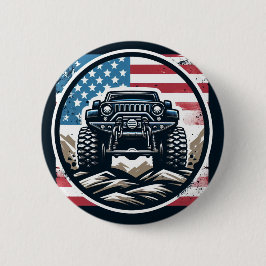 MONSTER TRUCK BADGE RONDE BUTTON 5,7 CM