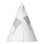 Monster Truck Birthday - Kleur uw eigen Pet. Feesthoedjes (Achterkant)