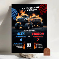 Monster Truck Boys gezamenlijke verjaardag