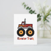Monster Truck Briefkaart (Staand voorkant)