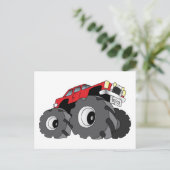 Monster Truck Briefkaart (Staand voorkant)