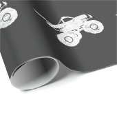 Monster Truck Cadeaupapier (Rol Hoek)