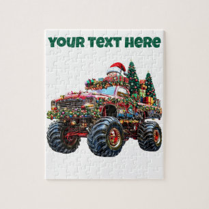 Monster Truck Christmas - Puzzle modifiable
