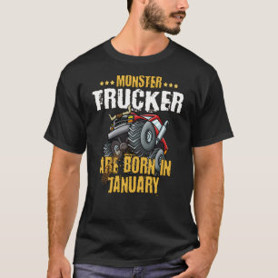 Monster Truck Crusher Jam Birthday bday Born T-shirt