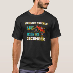 Monster Truck Crusher Jam Birthday in De T-shirt