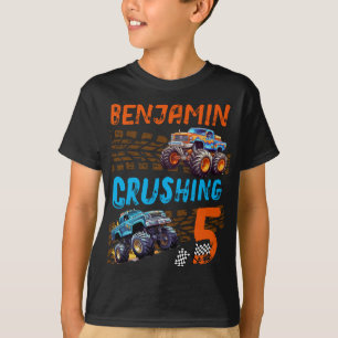Monster Truck Crushing 5 - 5e verjaardag T-shirt