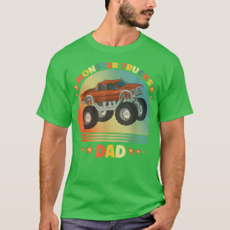 Monster Truck Dad Retro  Monster Truck 8 T-shirt