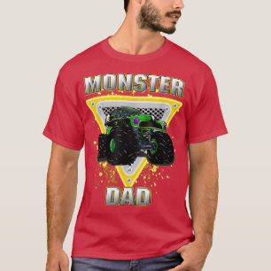 Monster Truck Dad Retro Vintage T-shirt