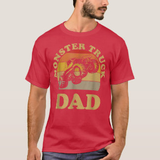 Monster Truck Dad Shirt Retro  Monster Truc