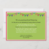 Monster Truck Drive By Birthday Parade Invitation (Dos)