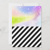 Monster truck et unicorne coparty Invitation (Dos)