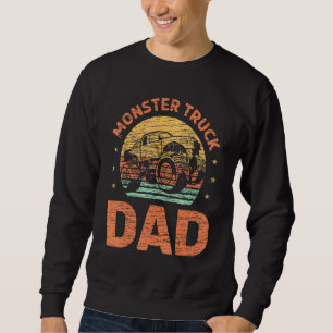 Monster Truck Father Papa Big Truck Trui