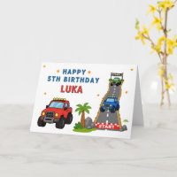 Monster Truck Gelukkige Verjaardag Kinderen