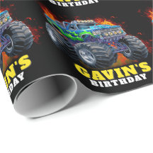 Monster Truck gepersonaliseerd verjaardagsfeestje